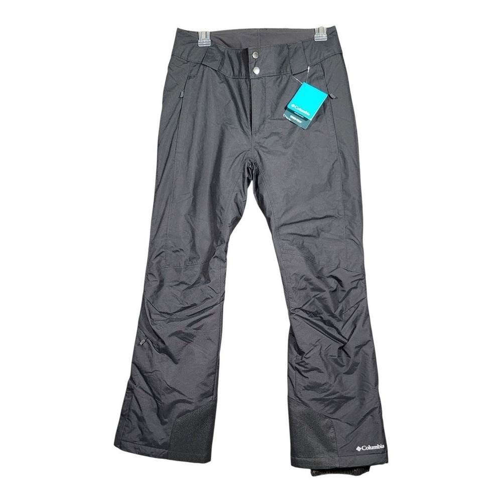 NWT Ski Snow Pants Columbia Omni-Tech Waterproof Insulated Women's Blk Sz Sm S